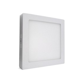 Plafoniera Faretto Led Da Soffitto Muro Parete Quadrata 24W Bianco Freddo 300X300mm