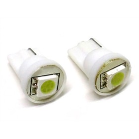 Lampada Led T10 W5W 1 Smd Bianco Luci di Posizione 12V