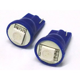 Lampada Led T10 W5W 1 Smd Blue Blu Luci Posizione 12V