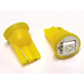 Lampada Led T10 W5W 1 Smd Arancione Frecce Laterale 12V