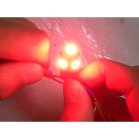 Lampada Led T10 W5W 5 Smd 5050 Colore Rosso Luci Di Posizione 12V