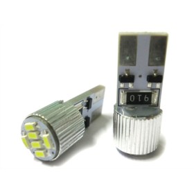 Lampadina Led Canbus T10 W5W 6 SMD 3104 Frontale No Errore Computer Di Bordo