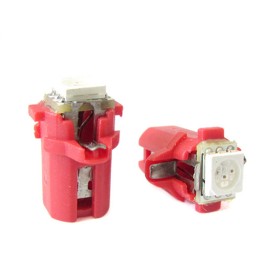 Lampada Led T5 B8.3D B8,3D Colore Rosso Red Luci Cruscotto e Strumentazione 12V