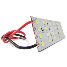 Pannello Plafoniera Led Flessibile 24V 8W Bianco Freddo 10cm Per Luci Abitacolo Cassone Cabina Camion Barca