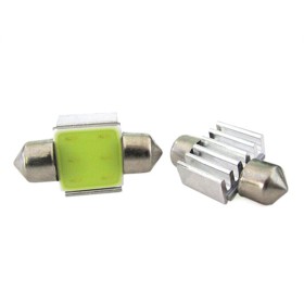 Lampada Led COB Siluro Canbus T11 C5W 31mm 4,5W DC12V Bianco Super Luminoso