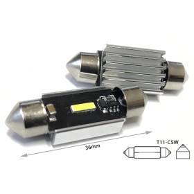 Lampadina Led Siluro Canbus Pro 36mm 1 Smd 1860 Da 5W No Errore 12V No Polarita Super Luminoso
