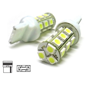 Lampada Led T20 W21W 7440 18 Smd Bianco Luci Frecce Retromarcia 12V