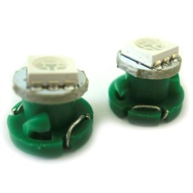 Lampadina Led T4.7 1 Smd 5050 Verde Luci Cruscotti e Strumentazioni 12V DC