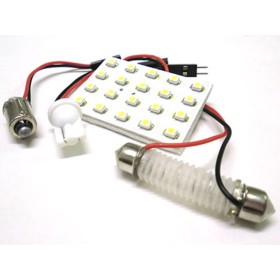 Pannello Lampada Led 20 Smd T10 BA9S Siluro Regolabile T11 Luci Abitacolo