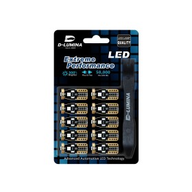 10 Lampada Led T10 W5W Canbus 12V 3 SMD 3030 Green Verde + Leva Rimozione Antigraffio