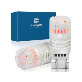 Lampada Led T20 7443 7440 Canbus Rosso 12V No Polarita IP67 Illuminazione 360 Gradi