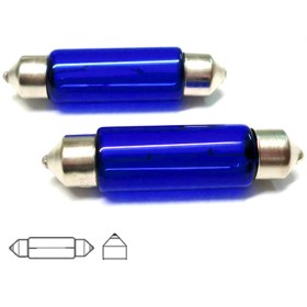 Lampada T11 C10W 41mm SV8.5 12V 10W Siluro Con Effetto Xenon Bianco