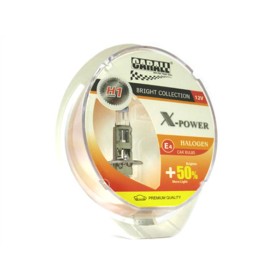 Coppia Lampada H1 12V 55W P14.5s X-Power +50% Luminosita Omaggio 2 T10 W5W Luci Posizione