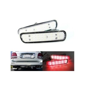 Kit 2 Fanali Posteriori A Led Trasparente Per Toyota Land Cruiser Lexus LX470 Sostituzione Riflettore Catarifrangente