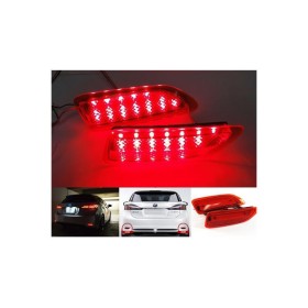 Kit 2 Fanali Posteriori A Led Rosso Per Lexus CT 200h Toyota Corolla Rear Bumper Reflector Light Sostituzione Riflettore Catarifrangente