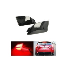 Kit 2 Fanali Posteriori A Led Nero Fume Per Mazda 3 Axela BM BL Sostituzione Catarifrangente Riflettore Originale