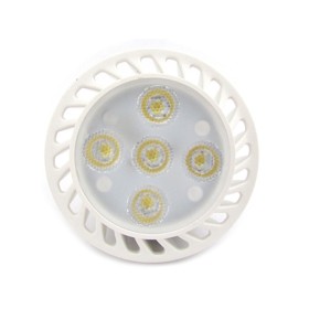 Lampadina LED Dicroica MR16 GU5.3 AC/DC 12V 5W=40W Bianco Naturale 45 Gradi 5 Smd 2835 Da 1W