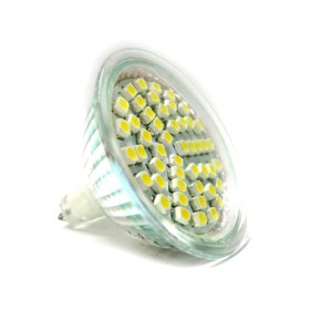 Lampada Led Dicroica MR16 4W 48 SMD 12V Bianco Freddo Basso Consumo