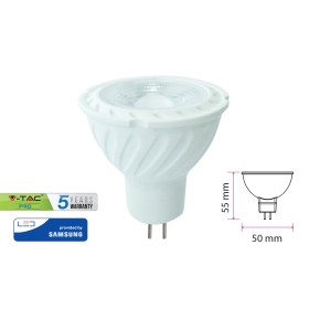 Lampada Led MR16 6,5W 12V 110 Gradi  Bianco Neutro 4000K Con Chip Samsung SKU-21205