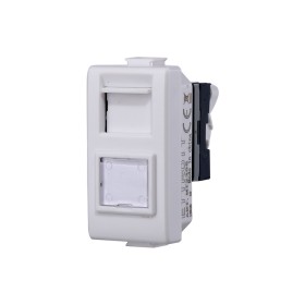 ETTROIT Connettore Rete Presa Dati RJ45 CAT6 Colore Bianco Compatibile Con Bticino Matix