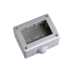 ETTROIT Custodia 3P IP40 Scatola Porta Frutti Da Esterno 3 Posti ModuliCompatibile Con Bticino Matix