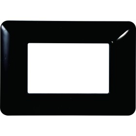 ETTROIT Placca Plastica Serie Solar 3P Colore Nero Compatibile Con Bticino Matix