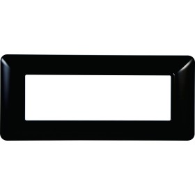 ETTROIT Placca Plastica Serie Solar 6P Colore Nero Compatibile Con Bticino Matix
