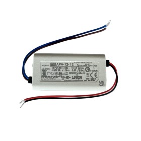MeanWell APV-12-12 Alimentatore 12W 12V 1A IP42 Input 220V e 110V