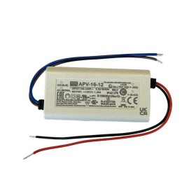 MeanWell APV-16-12 Alimentatore 16W 12V 1,25A IP42 Input 220V e 110V