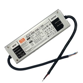 MeanWell ELG-200-12A-3Y Alimentatore IP67 200W 12V 16A Input 220V e 110V