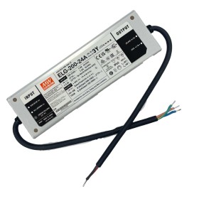 MeanWell ELG-200-24A-3Y Alimentatore IP67 200W 24V 8,4A Input 220V e 110V