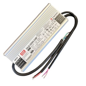 MeanWell HLG-320H-24 Alimentatore Led Driver CV CC IP67 320W 24V 13,34A Input 220V e 110V