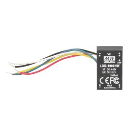 DC/DC Step Down Converter Meanwell LDD-1000HW 1000mA da DC9-56V a DC2-52V