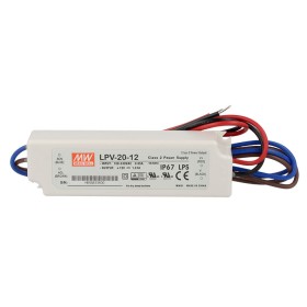 Alimentatore Trasformatore CV MeanWell LPV-20-12 Impermeabile IP67 12V 20W 1,67A Input 220V e 110V