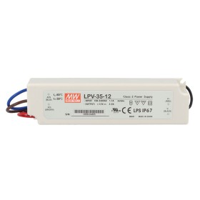 Alimentatore Trasformatore CV MeanWell LPV-35-12 12V 35W 3A Impermeabile IP67 Input 220V e 110V