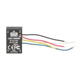 DC/DC Step Down Converter Meanwell LDD-1500HW 1500mA da DC9-56V a DC2-46V
