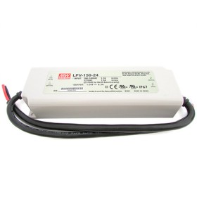 Alimentatore Trasformatore CV MeanWell Impermeabile IP67 24V 150W 6,3A LPV-150-24 Input 220V e 110V Input 220V e 110V