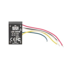 DC/DC Step Down Converter Meanwell LDD-300HW 300mA da DC9-56V a DC2-52V