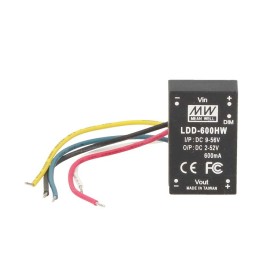 DC/DC Step Down Converter Meanwell LDD-600HW 600mA da DC9-56V a DC2-52V