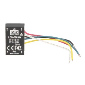 DC/DC Step Down Converter Meanwell LDD-700HW 700mA da DC9-56V a DC2-52V