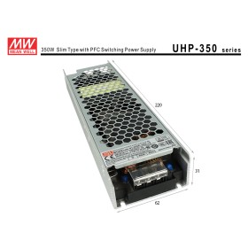 Alimentatore MeanWell CV 12V 350W 29,2A Senza Ventola UHP-350-12 Trasformatore Da AC 220V A DC 12V Per Luci Led Interno
