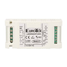 Newlab Led Dimmer Monocanale PWM 12A Controllato Da Pulsante N.O. 0-10V 1-10V Dali Potenziometro