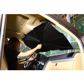 Ombrello Parasole Auto per Parabrezza Taglia Piccola 125X65cm