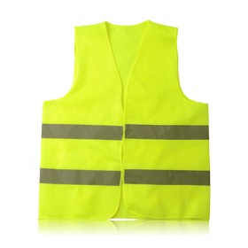 Gilet Catarifrangente di Sicurezza Giubbotto di Sicurezza Riflettente ad Alta visibilità Verde Taglia M