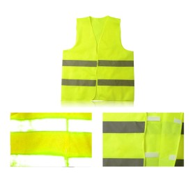 Gilet Catarifrangente di Sicurezza Giubbotto di Sicurezza Riflettente ad Alta visibilità Verde Taglia XL