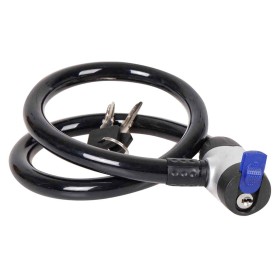 Catena Antifurto Bici Con 2 Chiavi 15X800mm Colore Nero