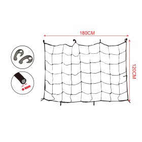 Rete Portabagagli Elastica 120x180cm
