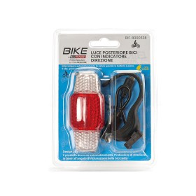 Fanale Bici Posteriore Led Rosso Con Frecce e Indicatori Di Direzione Arancione Ricaricabile