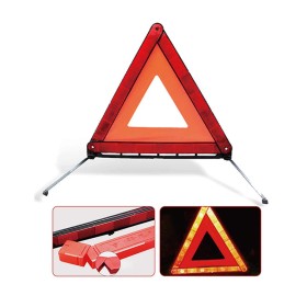 Triangolo Emergenza Auto Pieghevole Compatto Per Emergenza Stradale Omologato E9 27R033936 43x3cm