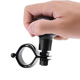 Pomello del Volante del Veicolo Manopola del Volante per Auto Universale per Impieghi Gravosi Nero